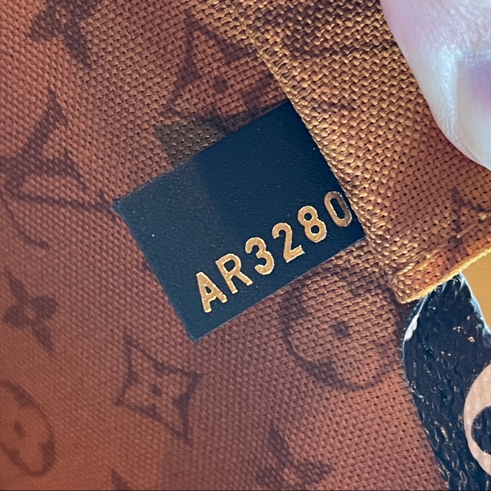 Louis Vuitton Limited Edition Orange/Black Monogram Crafty Neverfull MM … - Picture 11 of 16